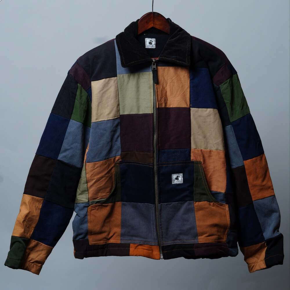 Upcycled Patchwork Jacket Size L